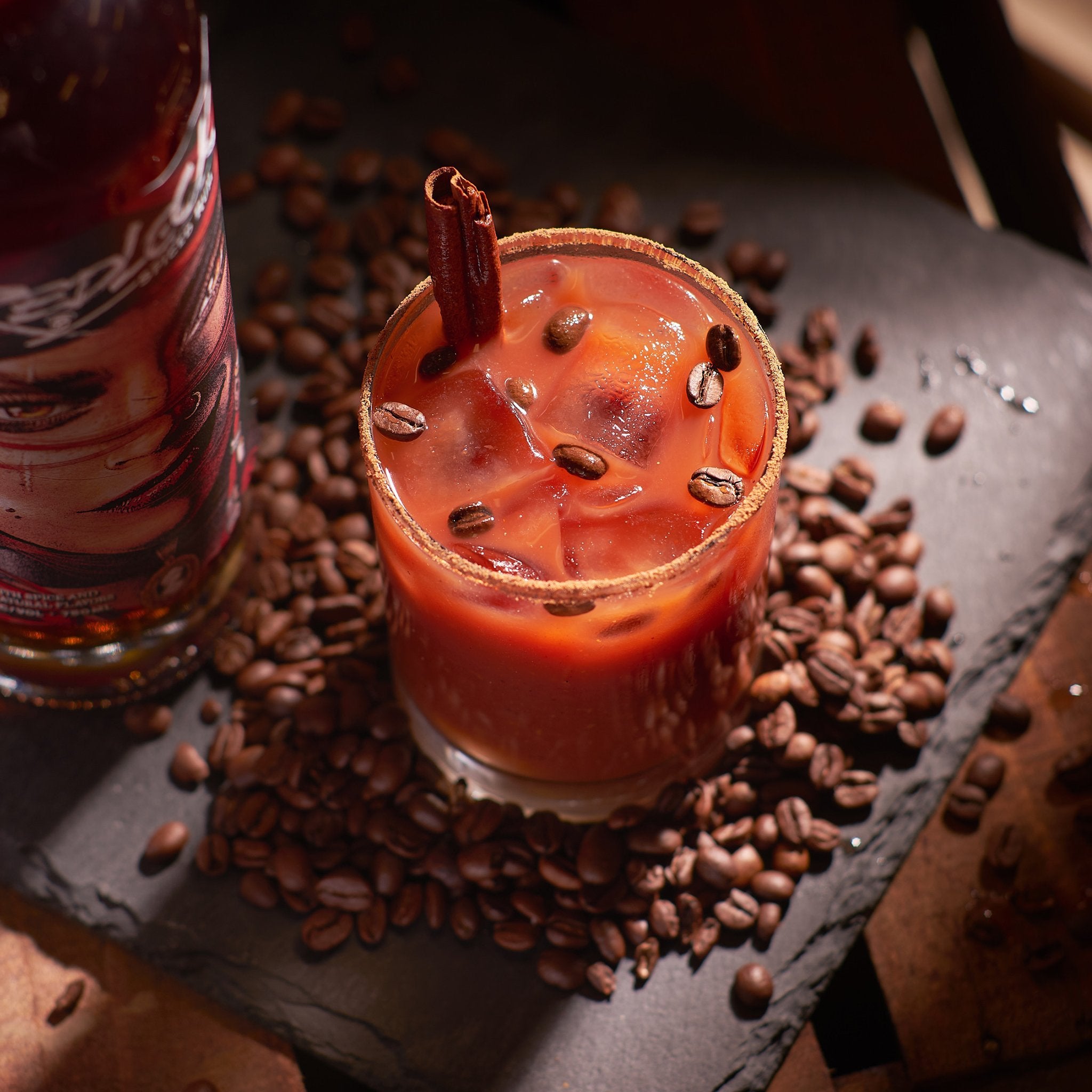 The Remedy Mixed with Coffee Beans